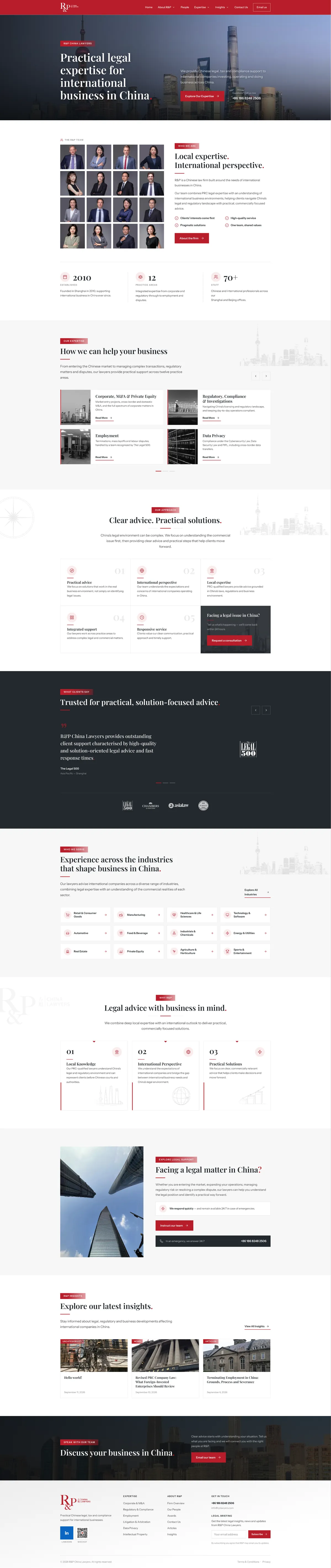 After: the full new R&P China Lawyers homepage